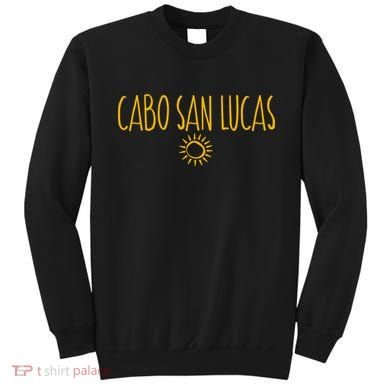 Cabo San Lucas Mexico Sun Drawing Amber Sweatshirt