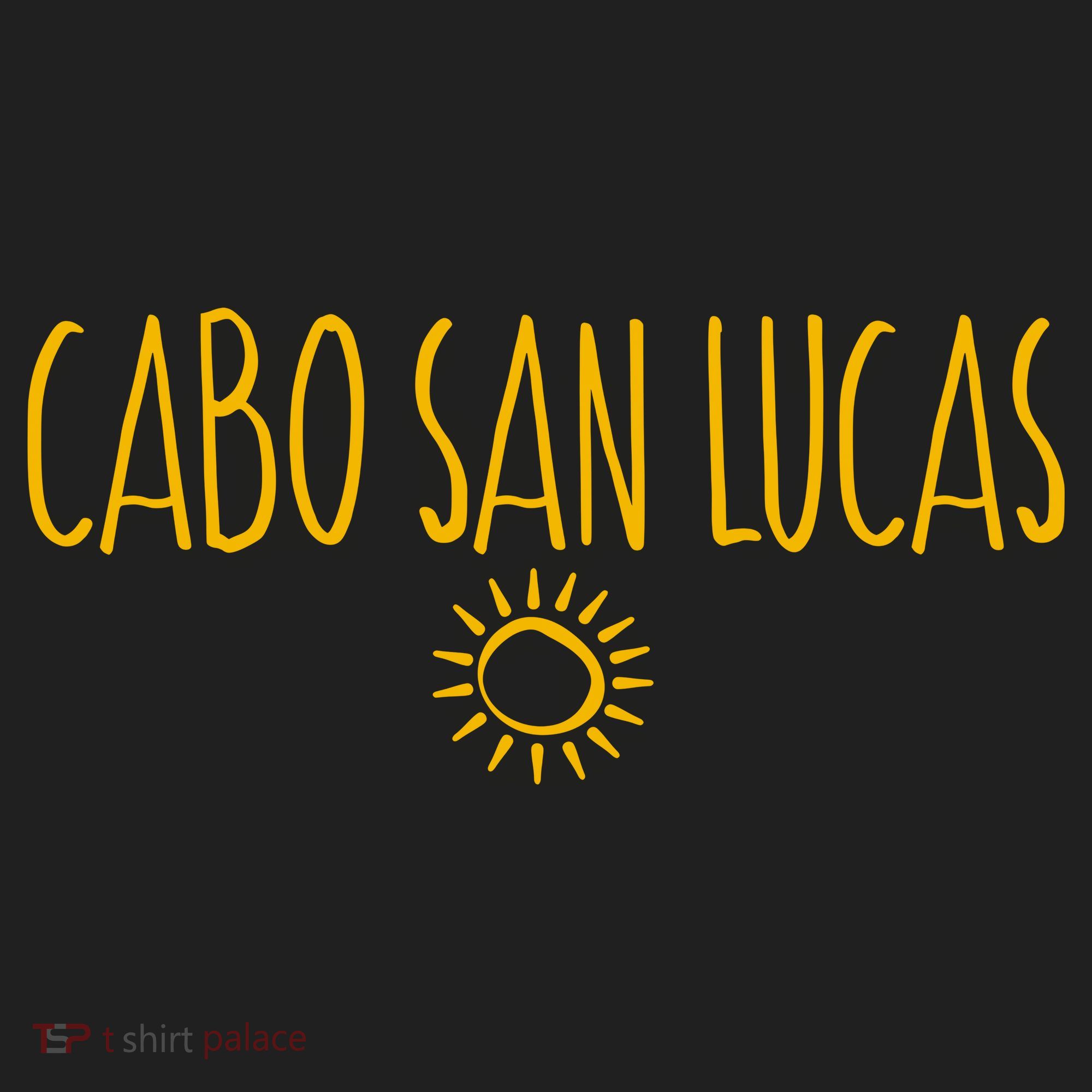 Cabo San Lucas Mexico Sun Drawing Amber Hat