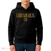 Cabo San Lucas Mexico Sun Drawing Amber Kids Hoodie thumb 4