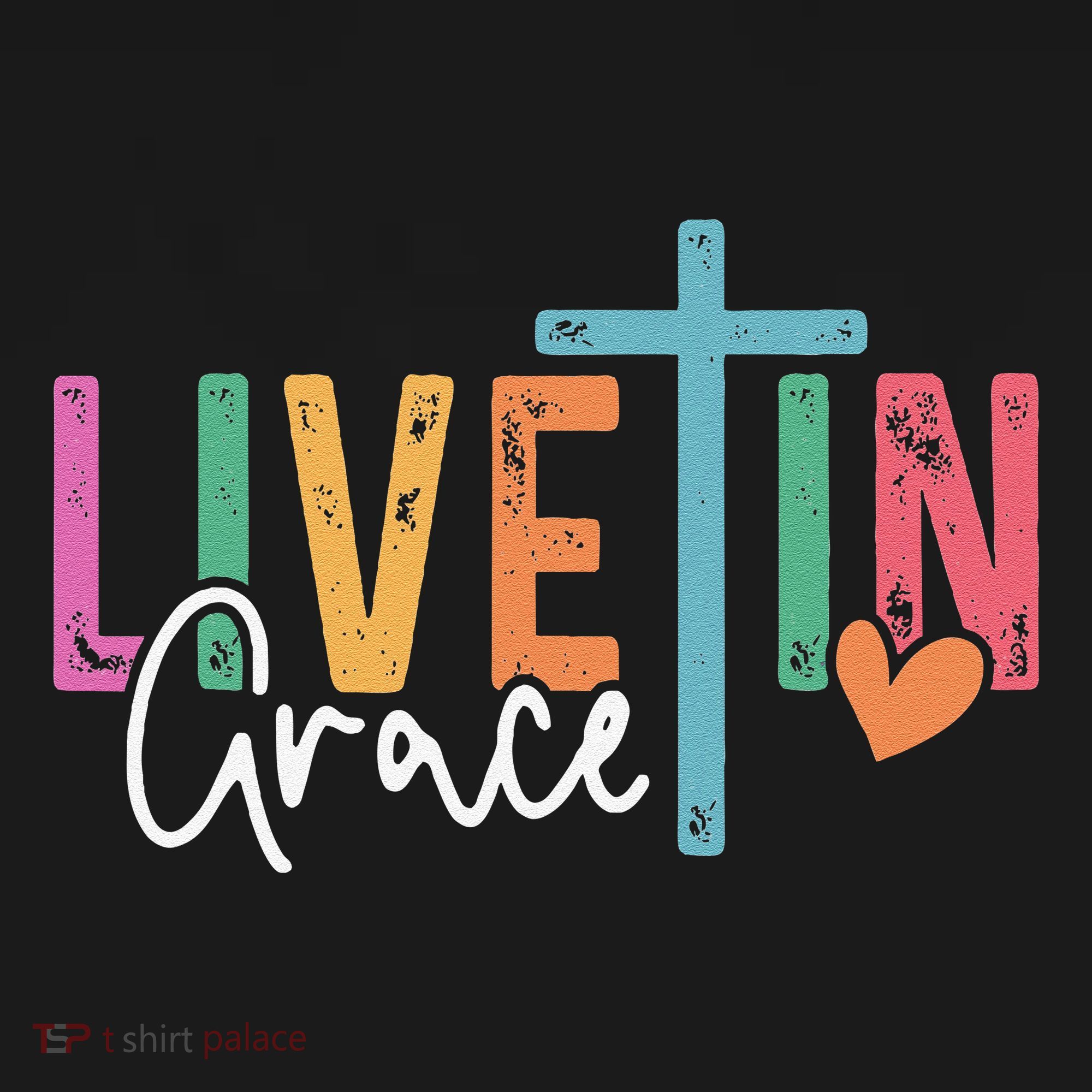 Christian Saying Live In Grace Jesus God Faith Bible Women's Tank Top
