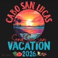 Cabo San Lucas Mexico Vacation 2026 Souvenir Matching Family Ornament thumb 1