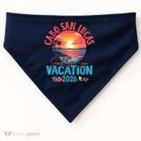 Cabo San Lucas Mexico Vacation 2026 Souvenir Matching Family USA-Made Doggie Bandana thumb 0