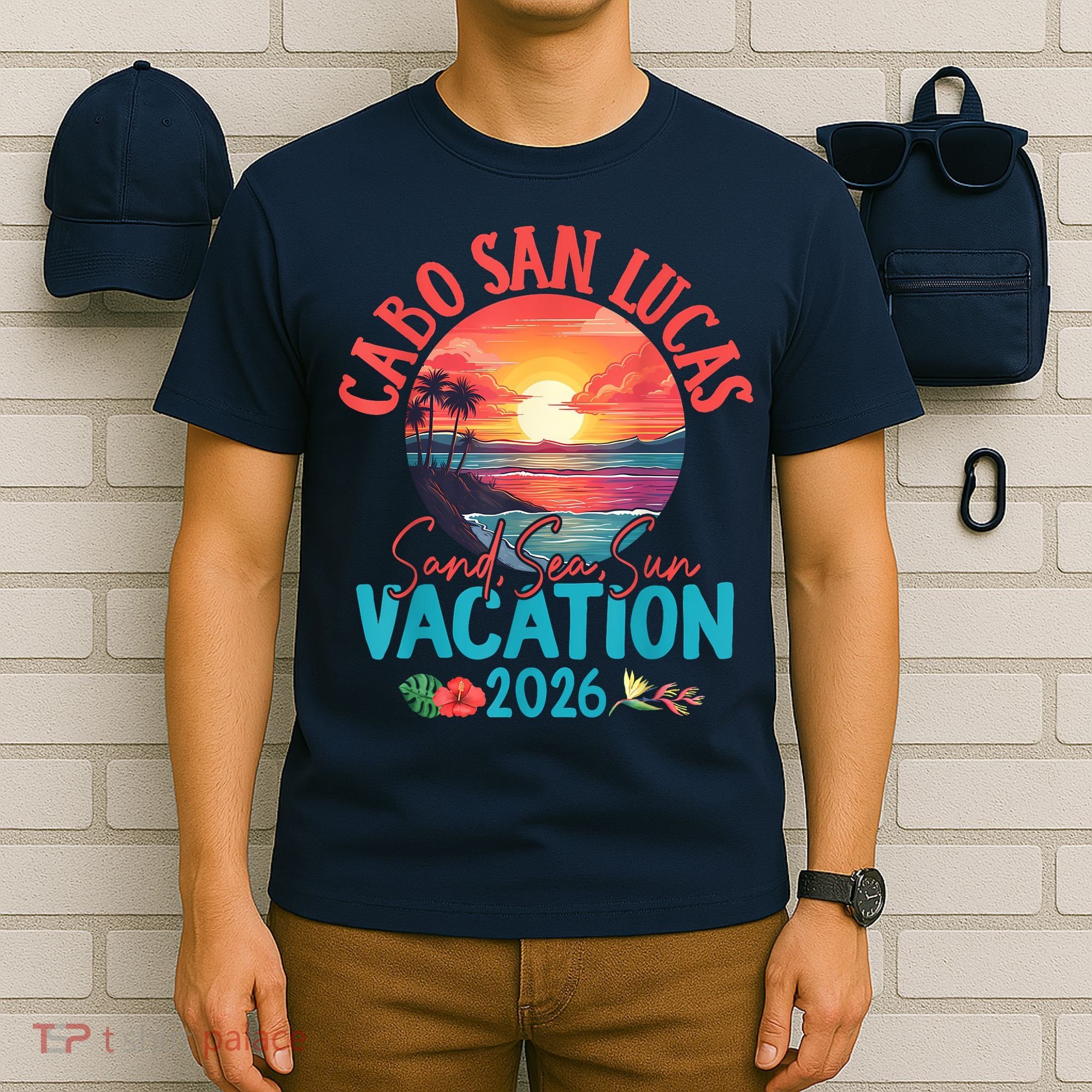 Cabo San Lucas Mexico Vacation 2026 Souvenir Matching Family T-Shirt