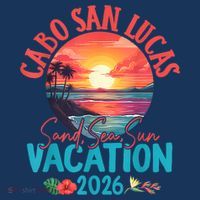 Cabo San Lucas Mexico Vacation 2026 Souvenir Matching Family Mousepad thumb 1
