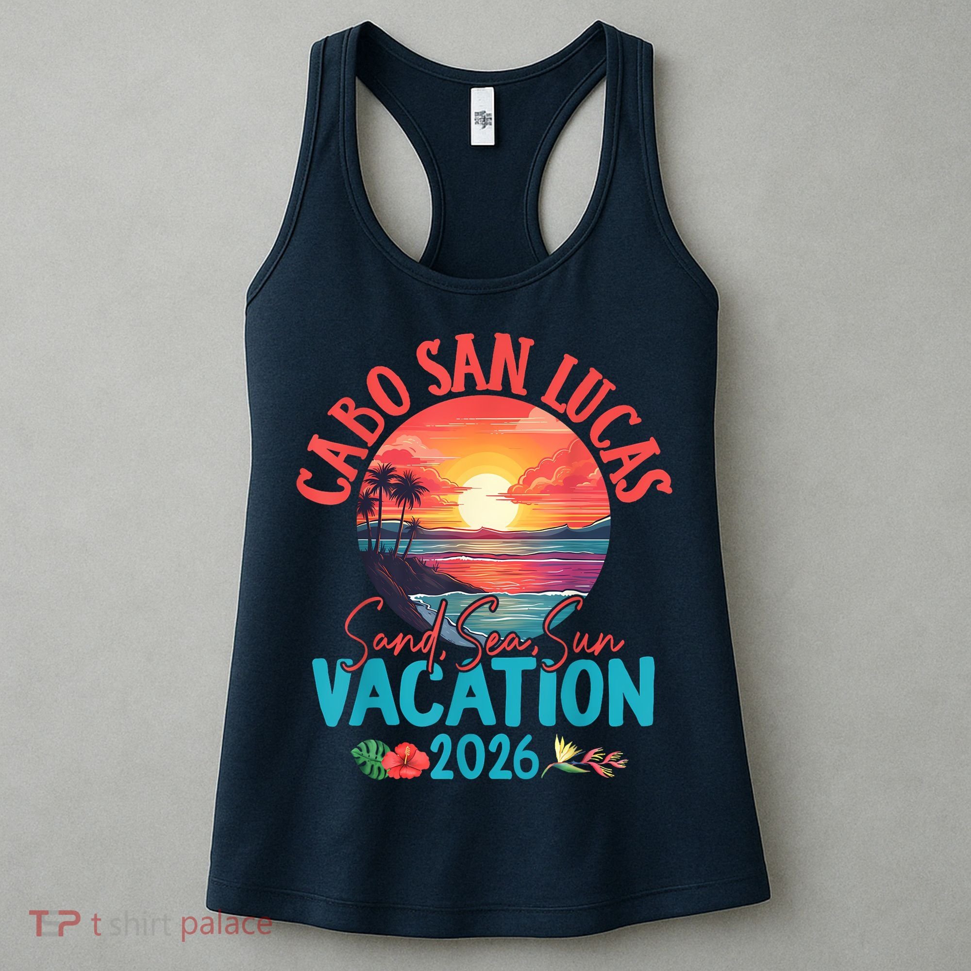 Cabo San Lucas Mexico Vacation 2026 Souvenir Matching Family Women's Tank Top