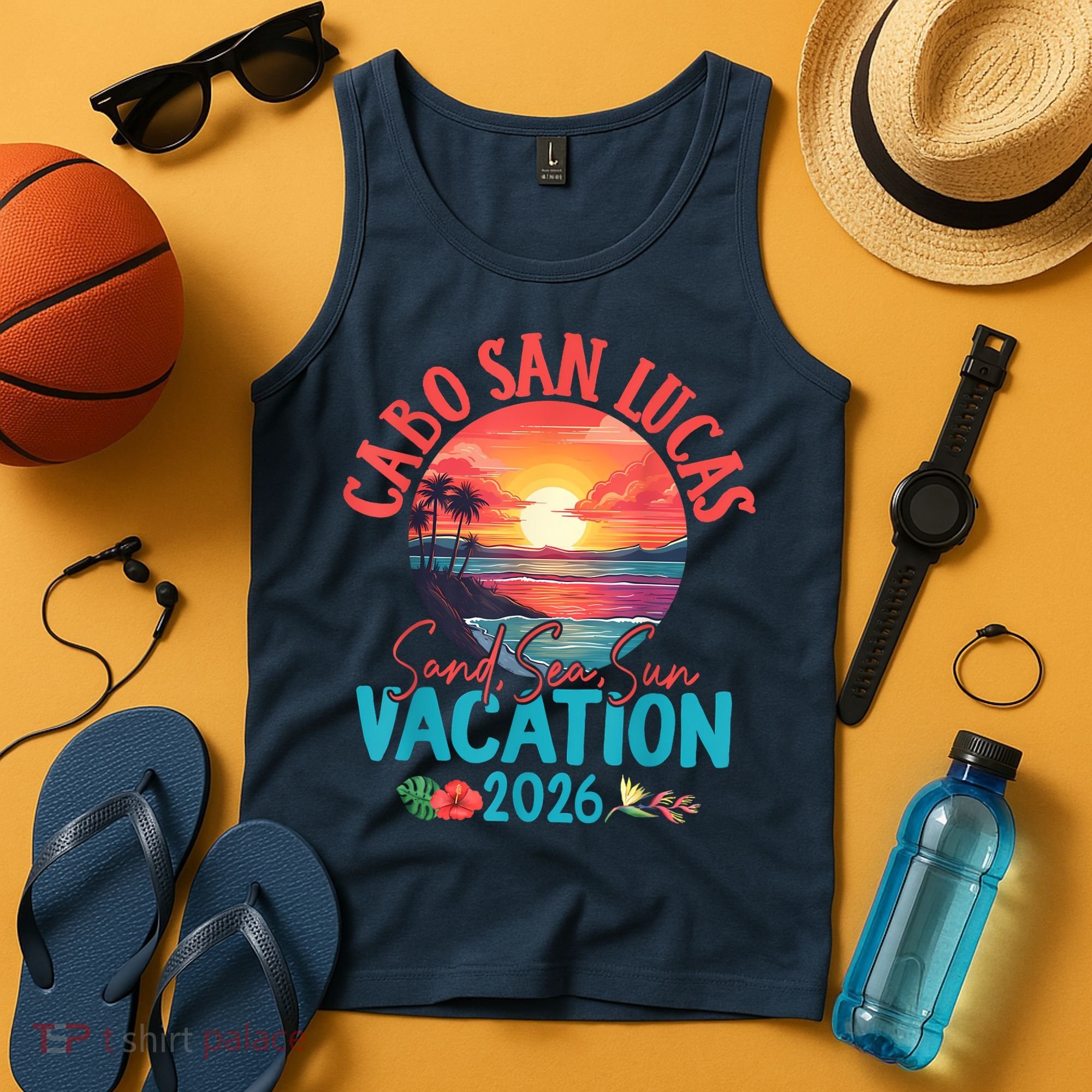 Cabo San Lucas Mexico Vacation 2026 Souvenir Matching Family Tank Top