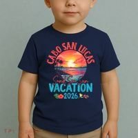 Cabo San Lucas Mexico Vacation 2026 Souvenir Matching Family Toddler T-Shirt thumb 2