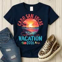 Cabo San Lucas Mexico Vacation 2026 Souvenir Matching Family Women's T-Shirt thumb 3