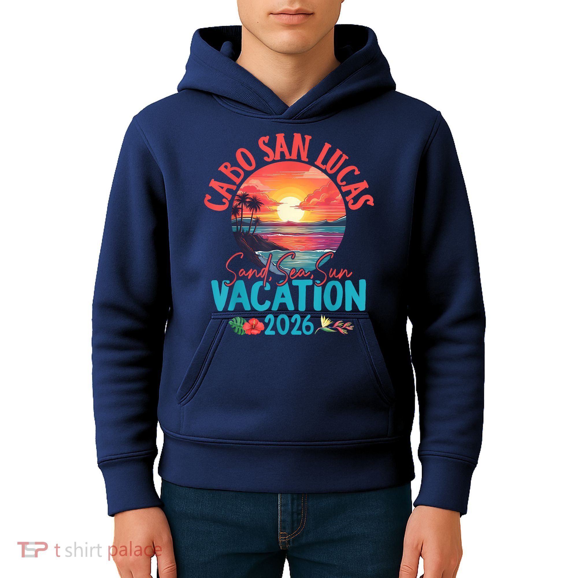 Cabo San Lucas Mexico Vacation 2026 Souvenir Matching Family Kids Hoodie
