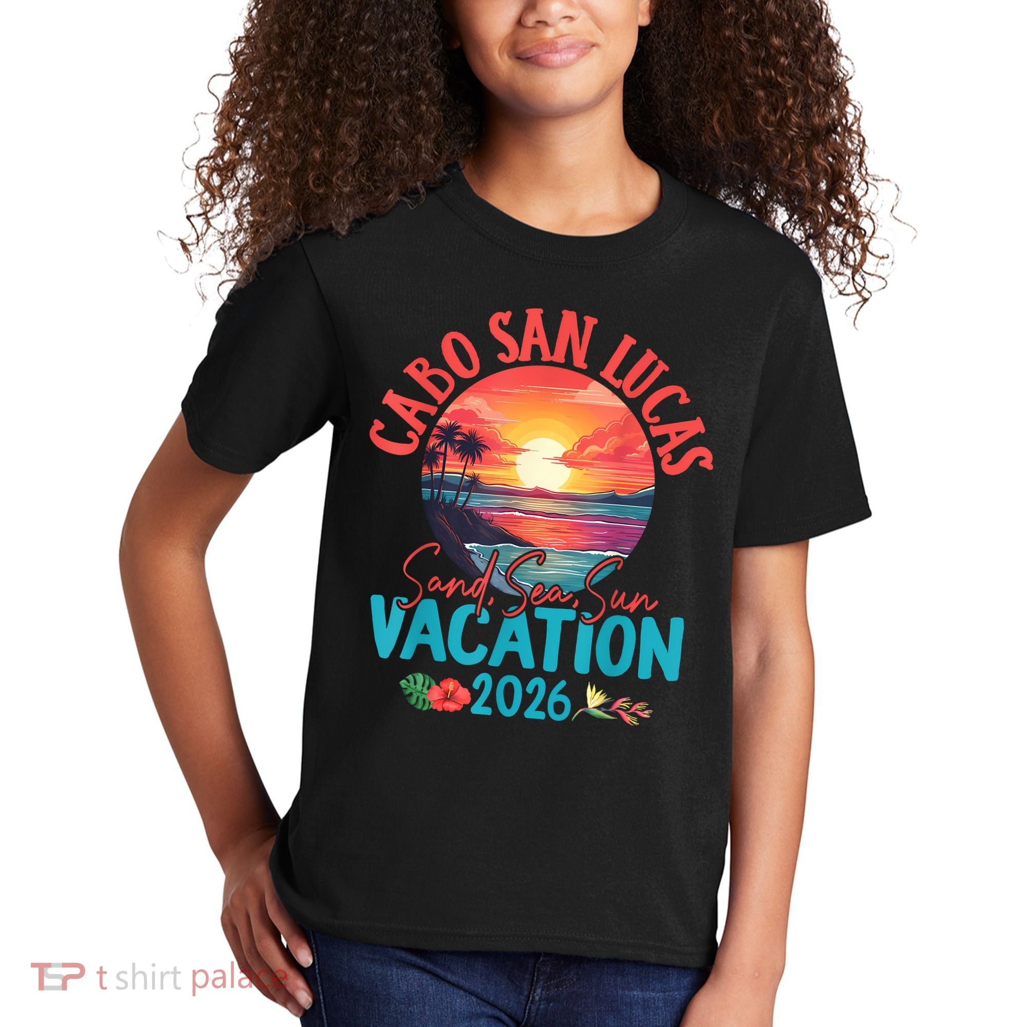 Cabo San Lucas Mexico Vacation 2026 Souvenir Matching Family Kids T-Shirt