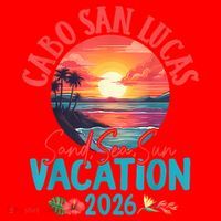 Cabo San Lucas Mexico Vacation 2026 Souvenir Matching Family Santa Hat thumb 1