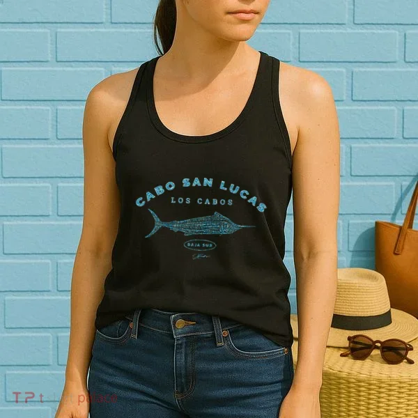 Cabo San Lucas Blue Marlin Women's Tank Top
