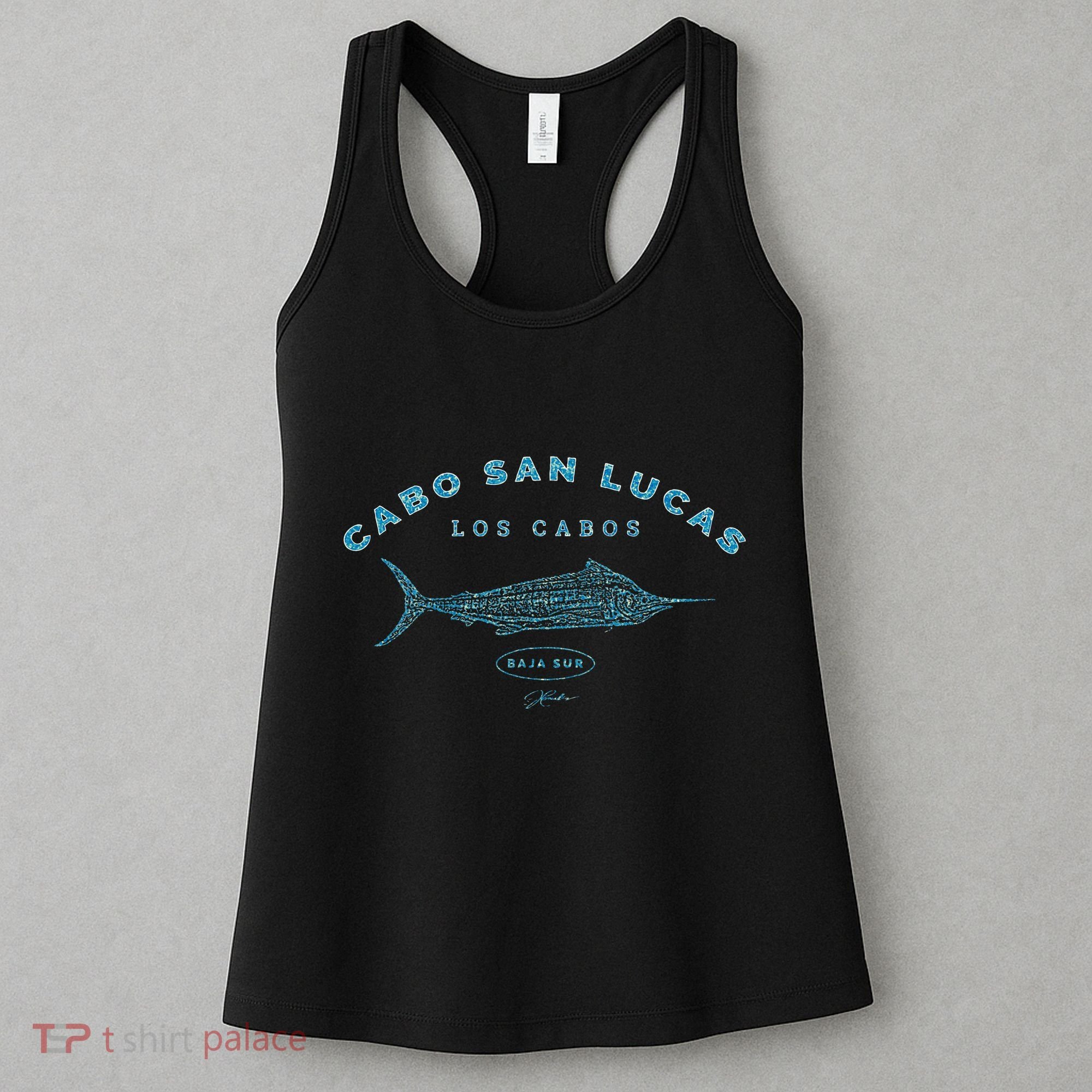 Cabo San Lucas Blue Marlin Women's Tank Top