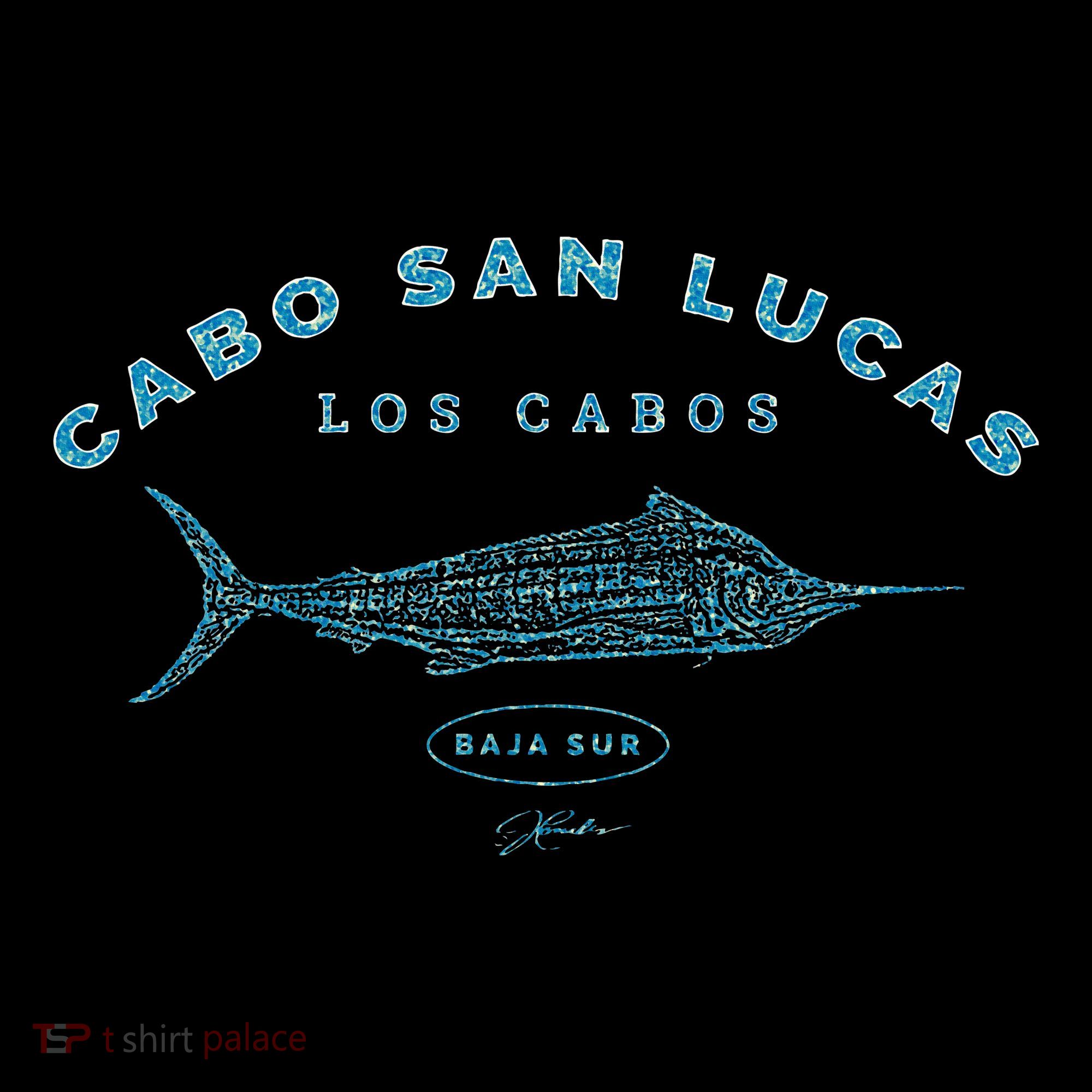 Cabo San Lucas Blue Marlin Toddler Hoodie