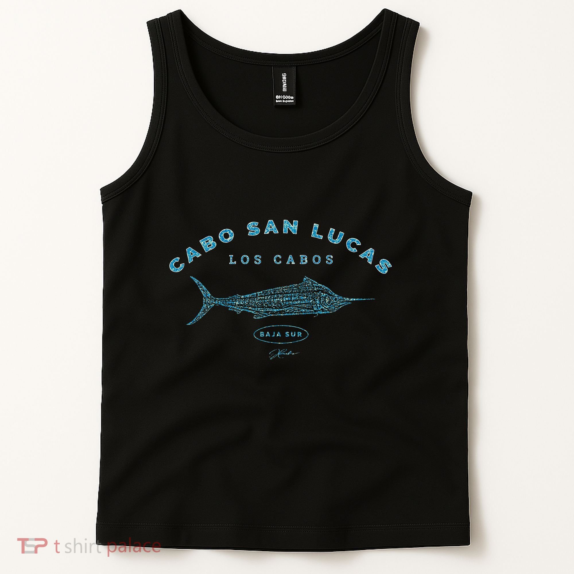 Cabo San Lucas Blue Marlin Tank Top