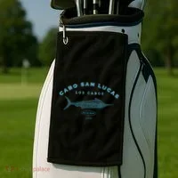 Cabo San Lucas Blue Marlin Golf Towel thumb 2