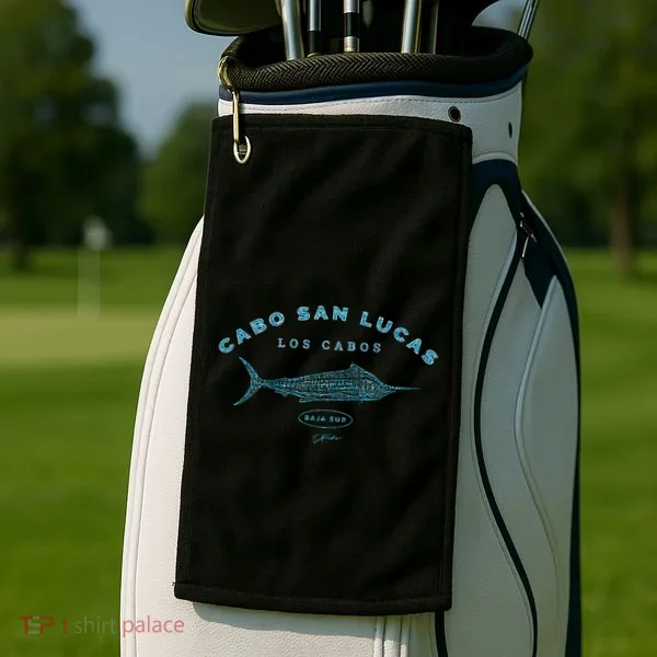 Cabo San Lucas Blue Marlin Golf Towel