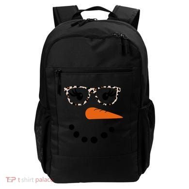 Cute Snowman Leopard Face Lady Backpack