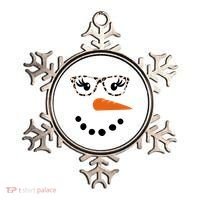 Cute Snowman Leopard Face Lady Ornament thumb 0