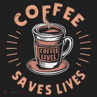 Coffee Save Lives Quote Funny Caffeine Addict Coffee Lover Hat thumb 2