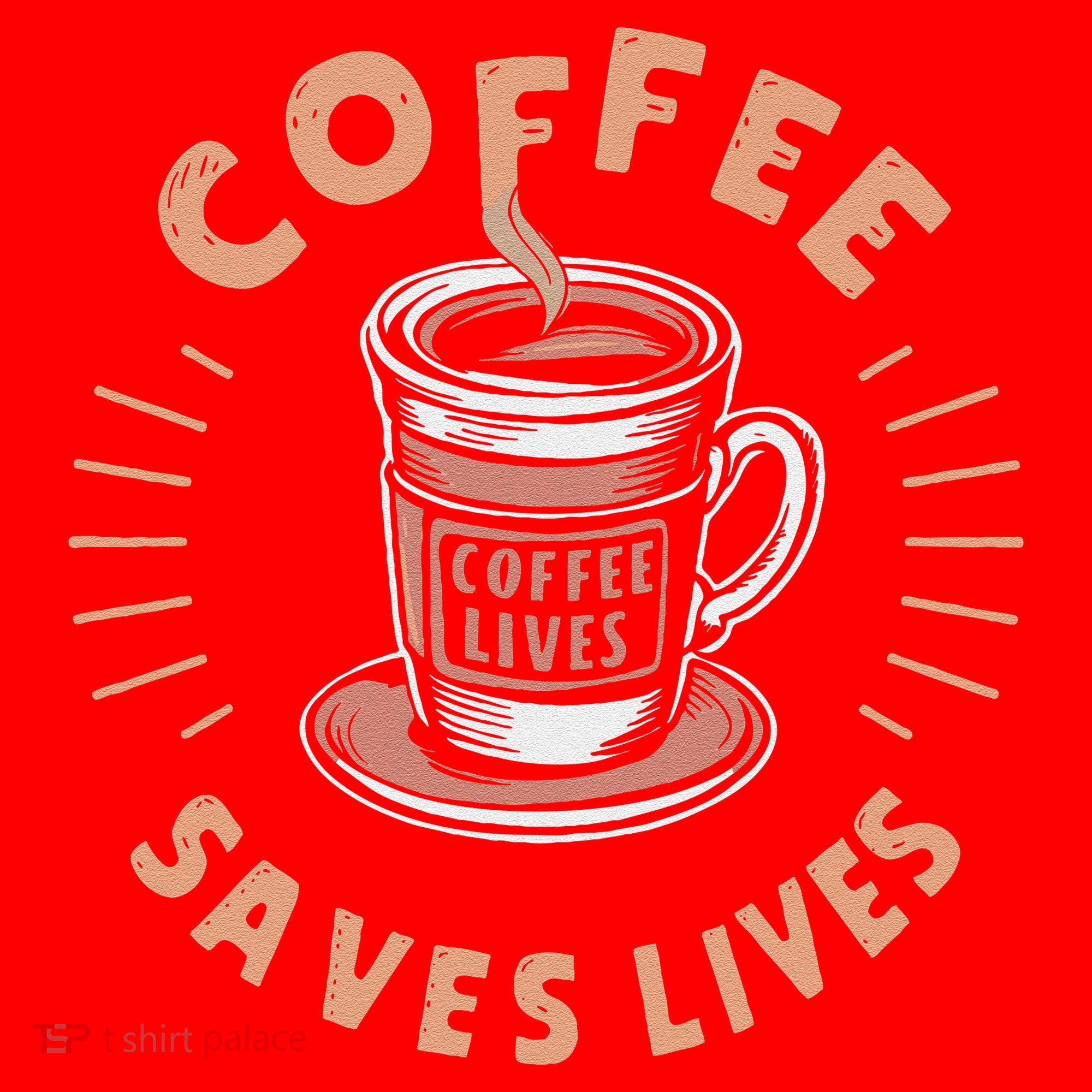 Coffee Save Lives Quote Funny Caffeine Addict Coffee Lover Santa Hat