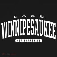 College Style Lake Winnipesaukee New Hampshire Souvenir Gift Great Gift USA-Made Doggie Bandana thumb 2