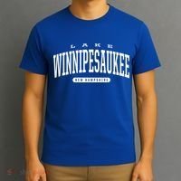 College Style Lake Winnipesaukee New Hampshire Souvenir Gift Great Gift T-Shirt thumb 3