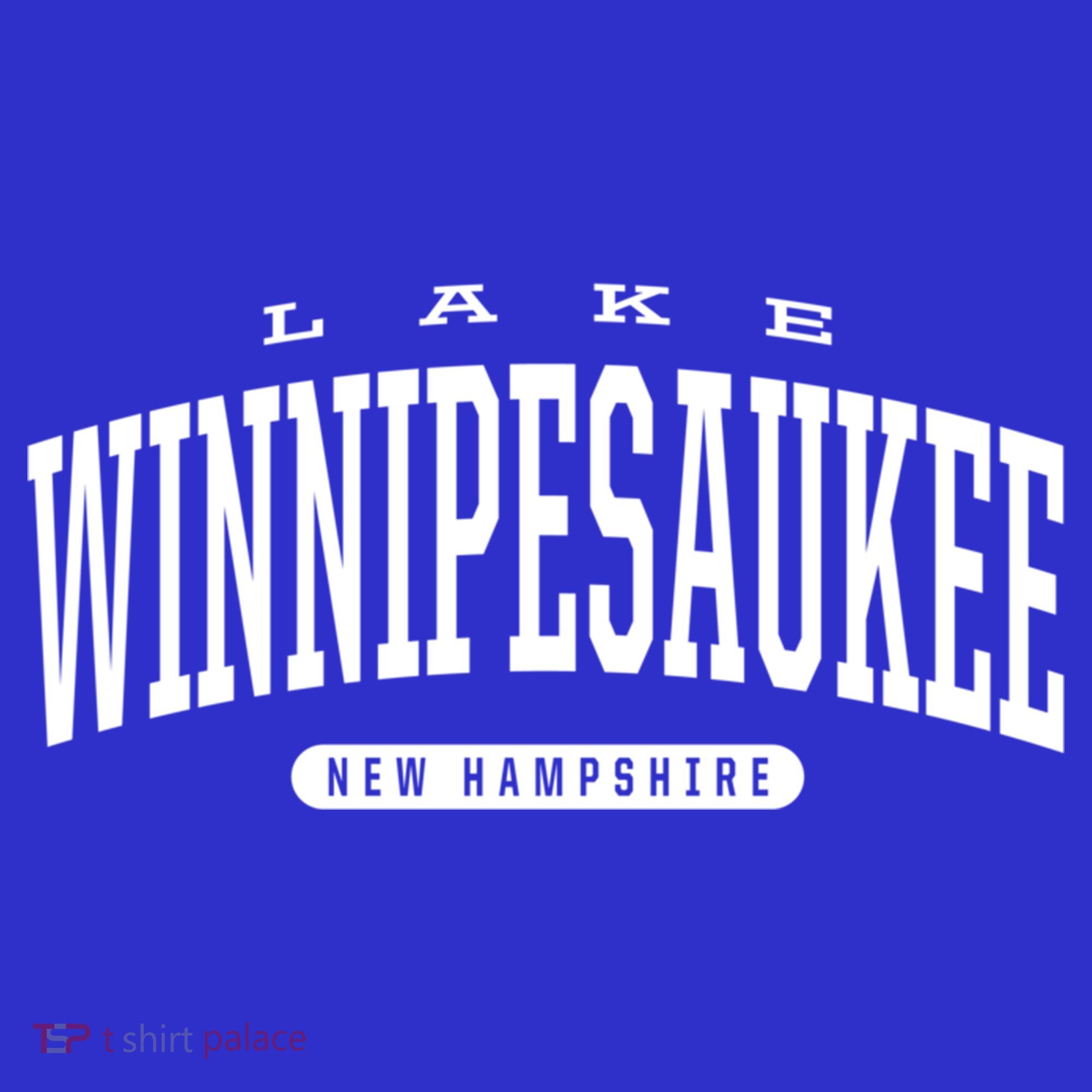 College Style Lake Winnipesaukee New Hampshire Souvenir Gift Great Gift T-Shirt