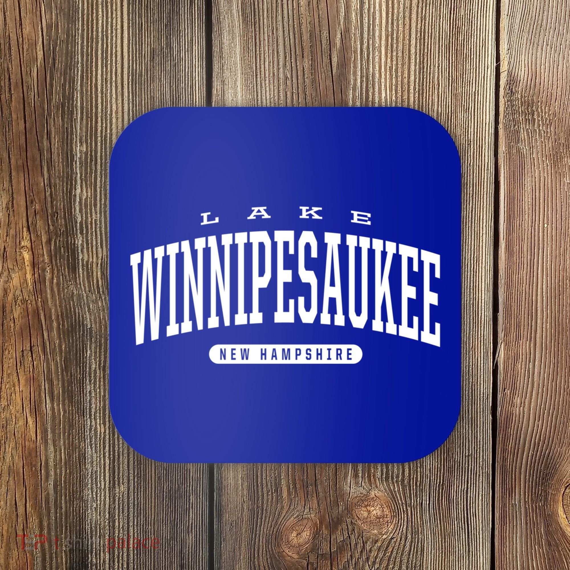 College Style Lake Winnipesaukee New Hampshire Souvenir Gift Great Gift Coaster