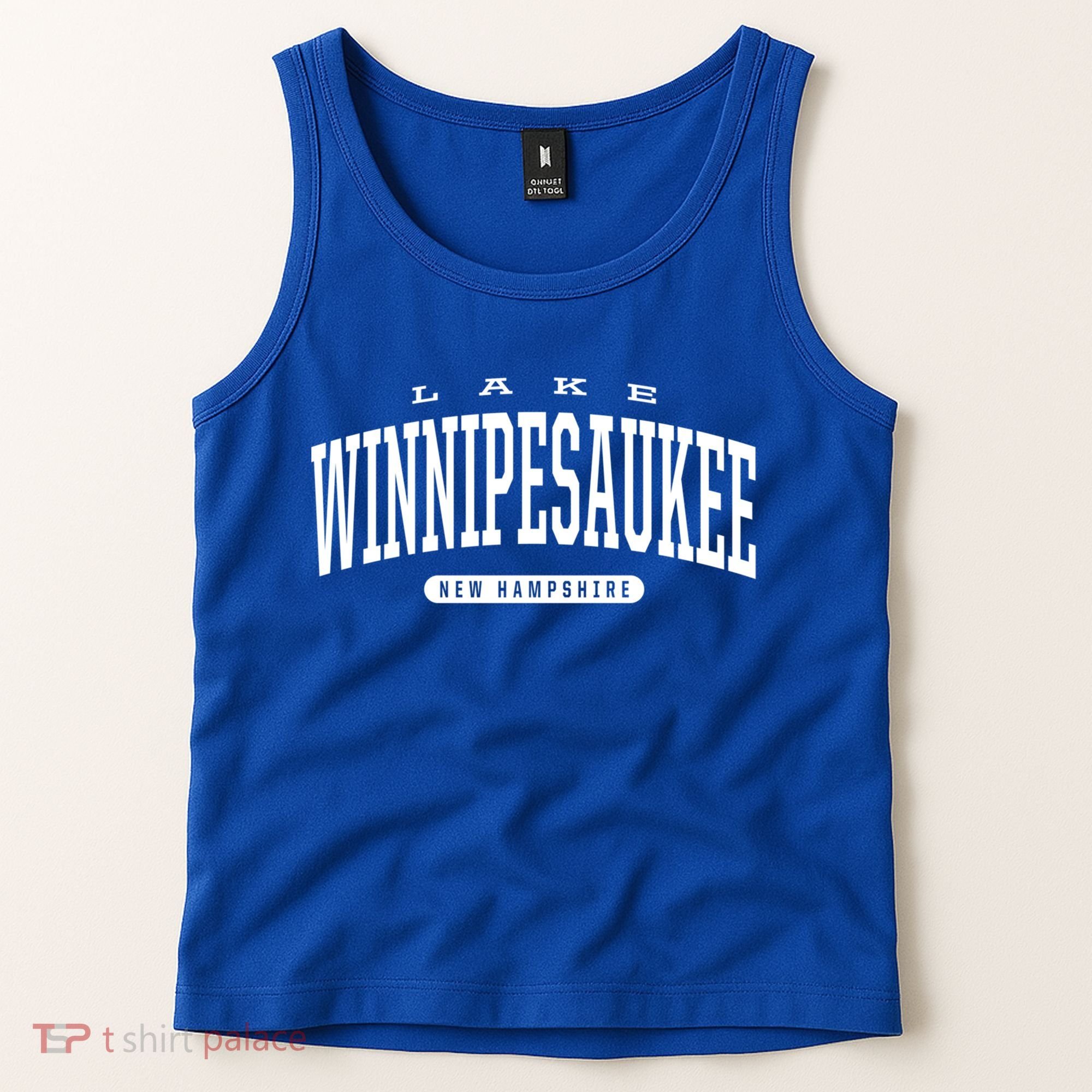 College Style Lake Winnipesaukee New Hampshire Souvenir Gift Great Gift Tank Top