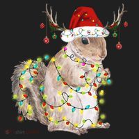 Christmas Squirrel Lights Women's Sweatshirt thumb 2