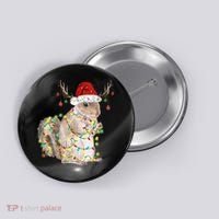Christmas Squirrel Lights Button thumb 0