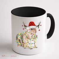 Christmas Squirrel Lights Coffee Mug thumb 1