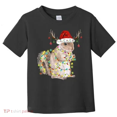 Christmas Squirrel Lights Toddler T-Shirt