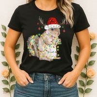 Christmas Squirrel Lights Women's T-Shirt thumb 2