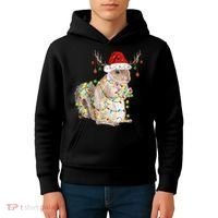 Christmas Squirrel Lights Kids Hoodie thumb 4