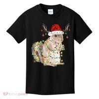Christmas Squirrel Lights Kids T-Shirt thumb 0