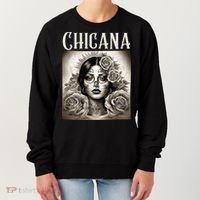 Chicana Style Lowrider Clothes Mexican American Latina Women's Sweatshirt thumb 0