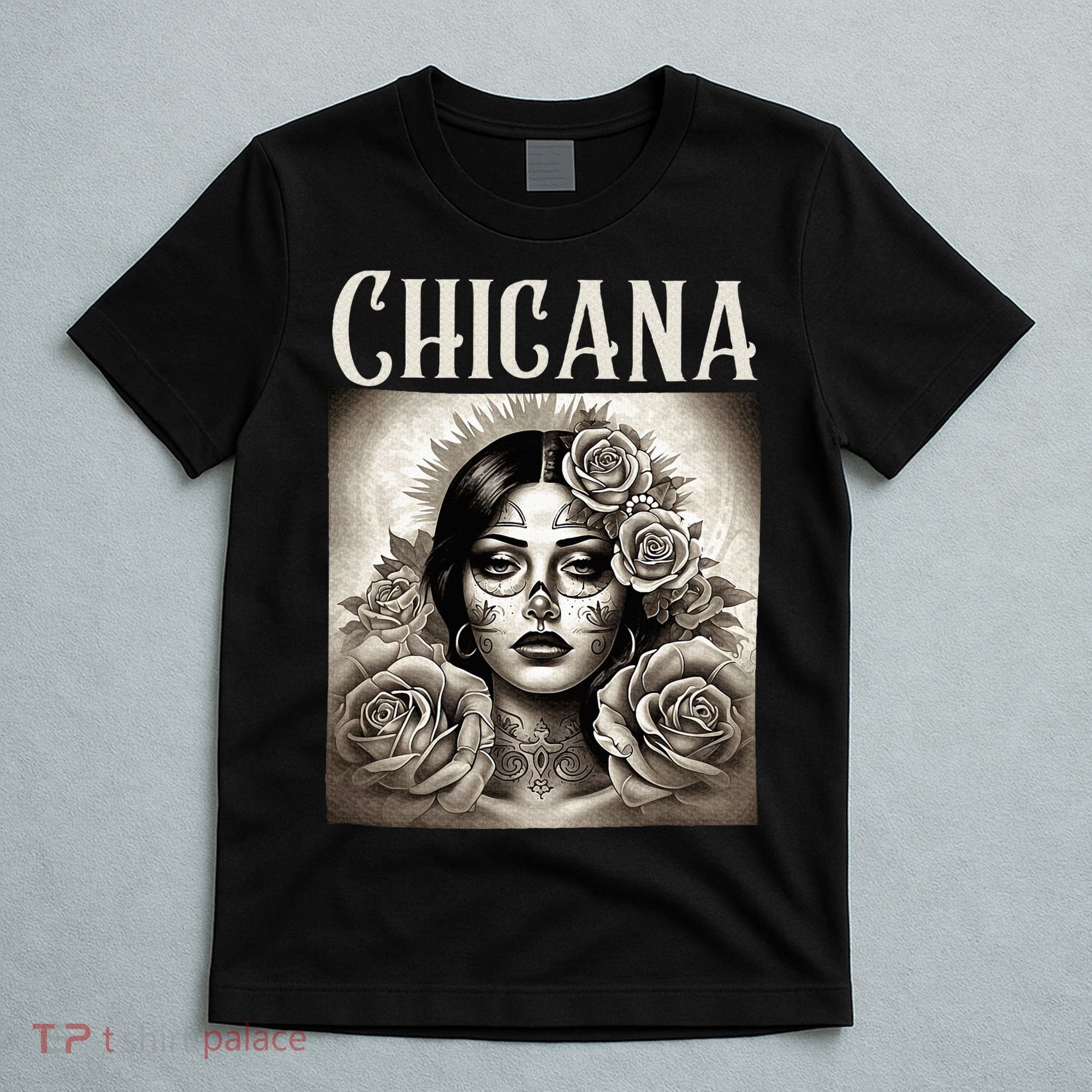 Chicana Style Lowrider Clothes Mexican American Latina T-Shirt