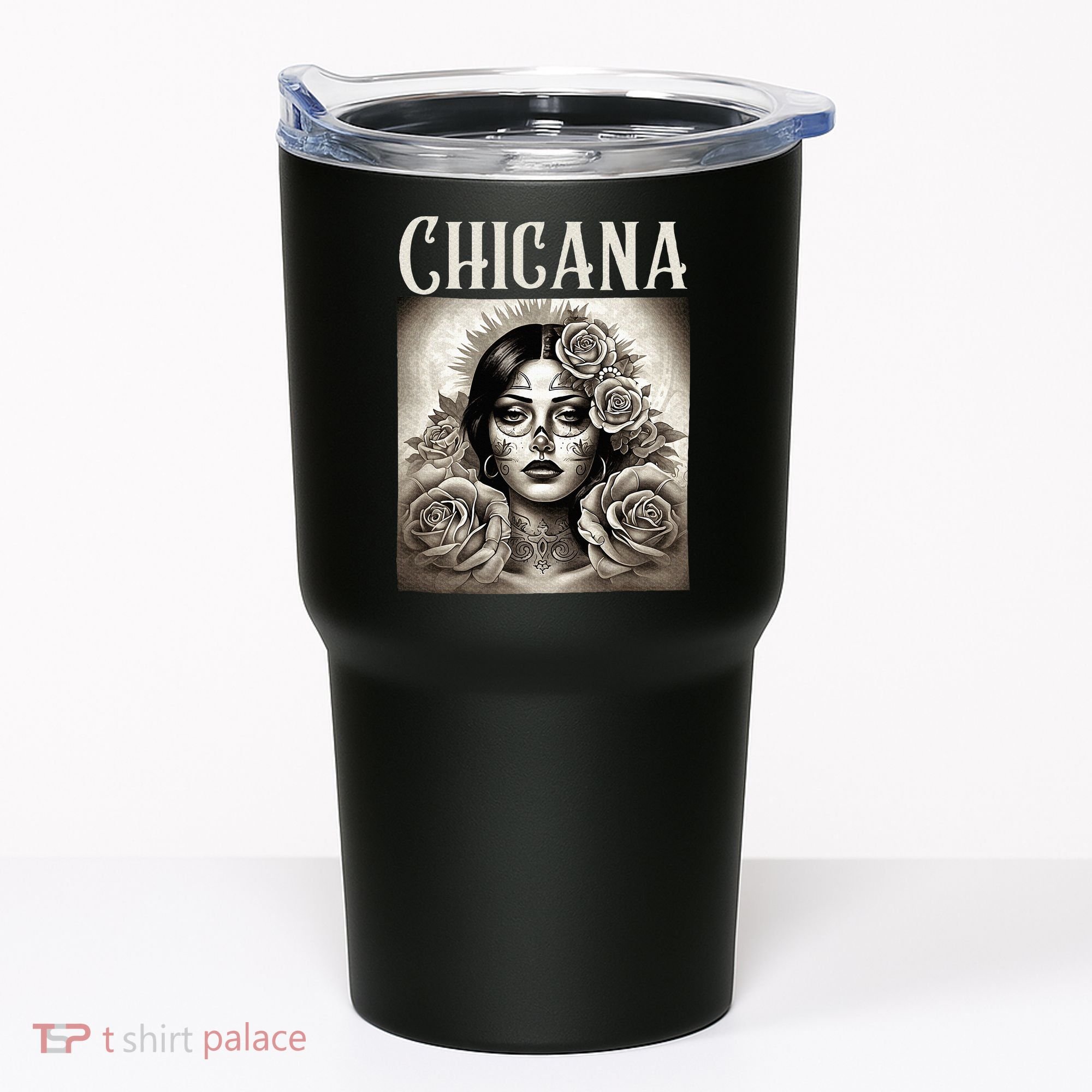 Chicana Style Lowrider Clothes Mexican American Latina Tumbler