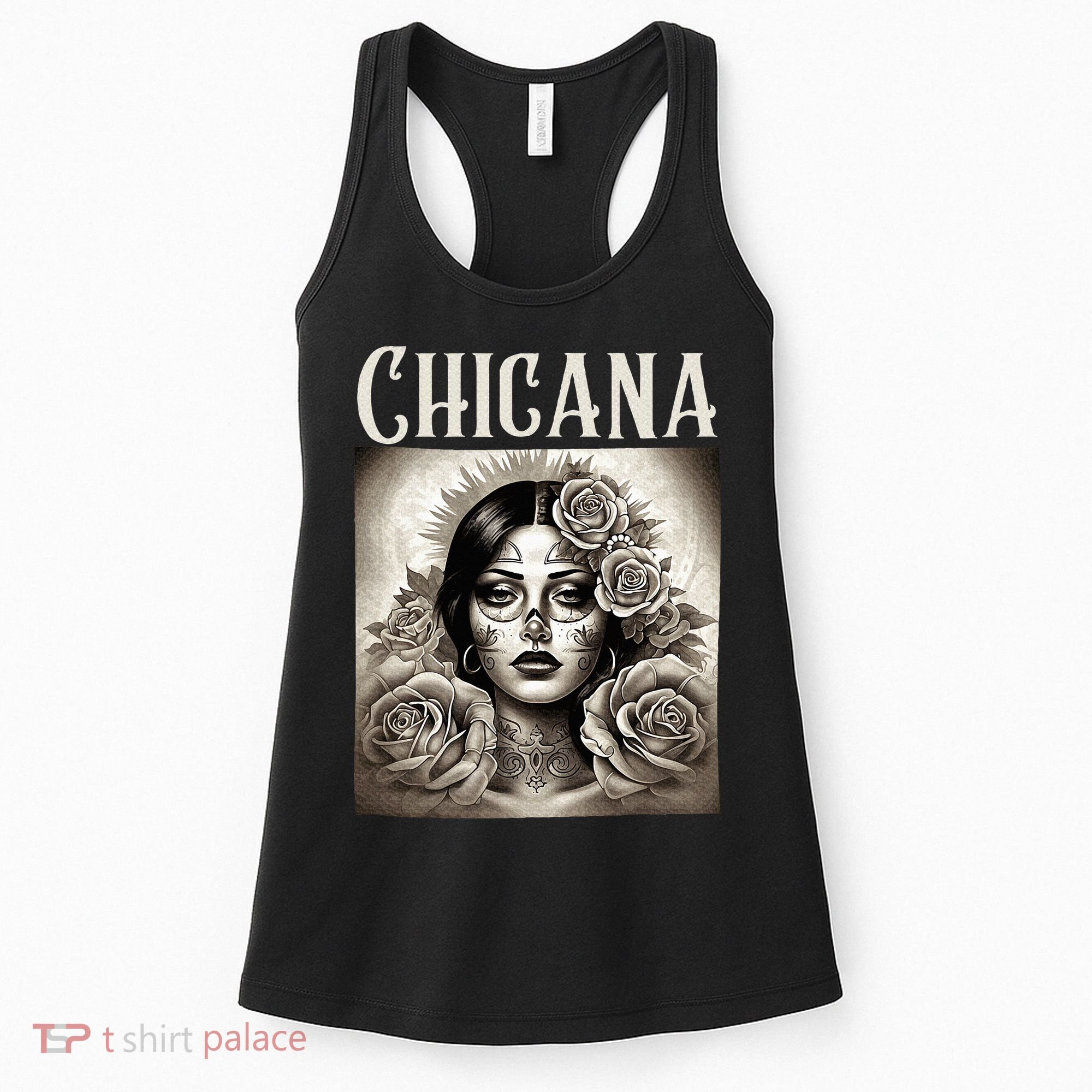 Chicana Style Lowrider Clothes Mexican American Latina Women's Tank Top