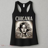 Chicana Style Lowrider Clothes Mexican American Latina Women's Tank Top thumb 3