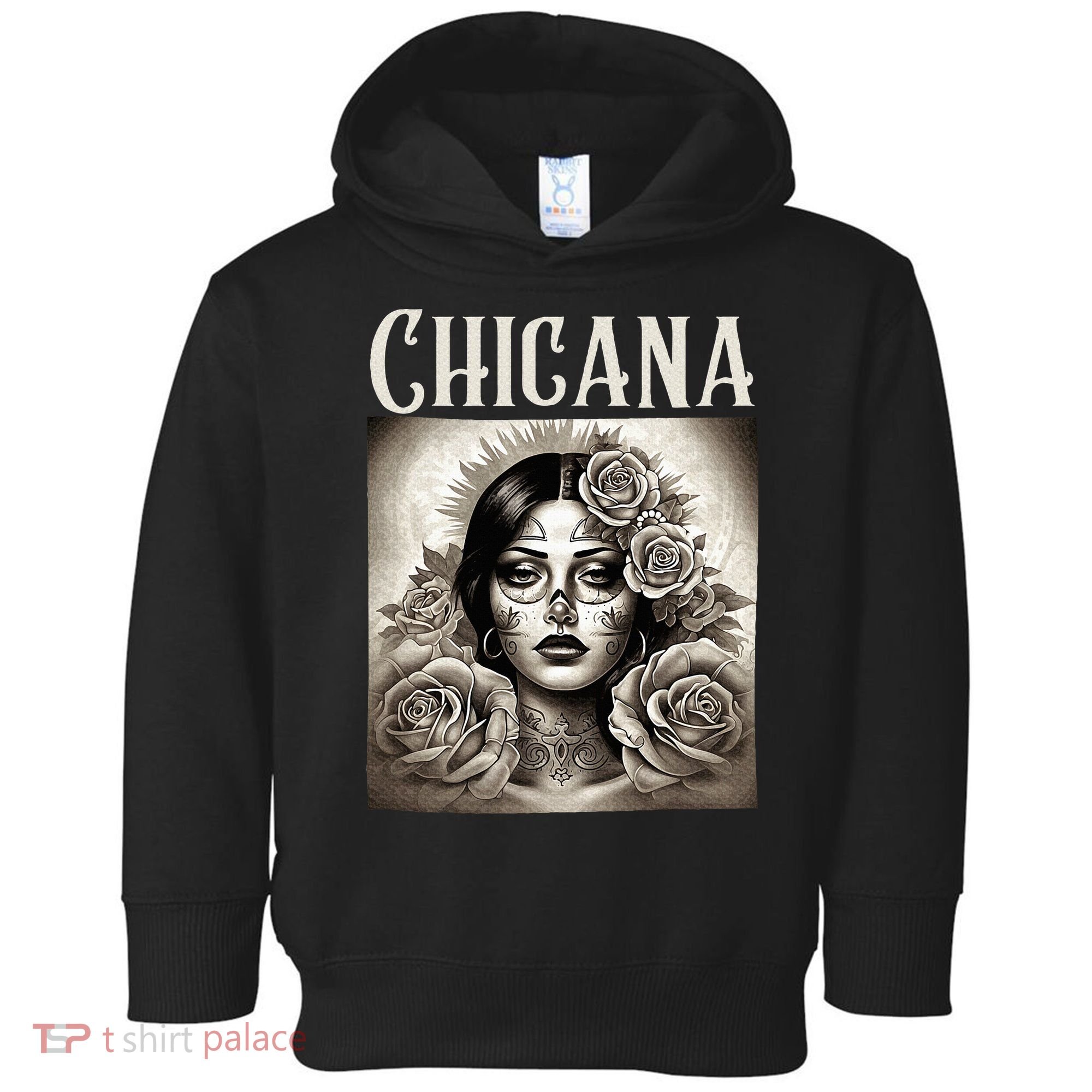 Chicana Style Lowrider Clothes Mexican American Latina Toddler Hoodie
