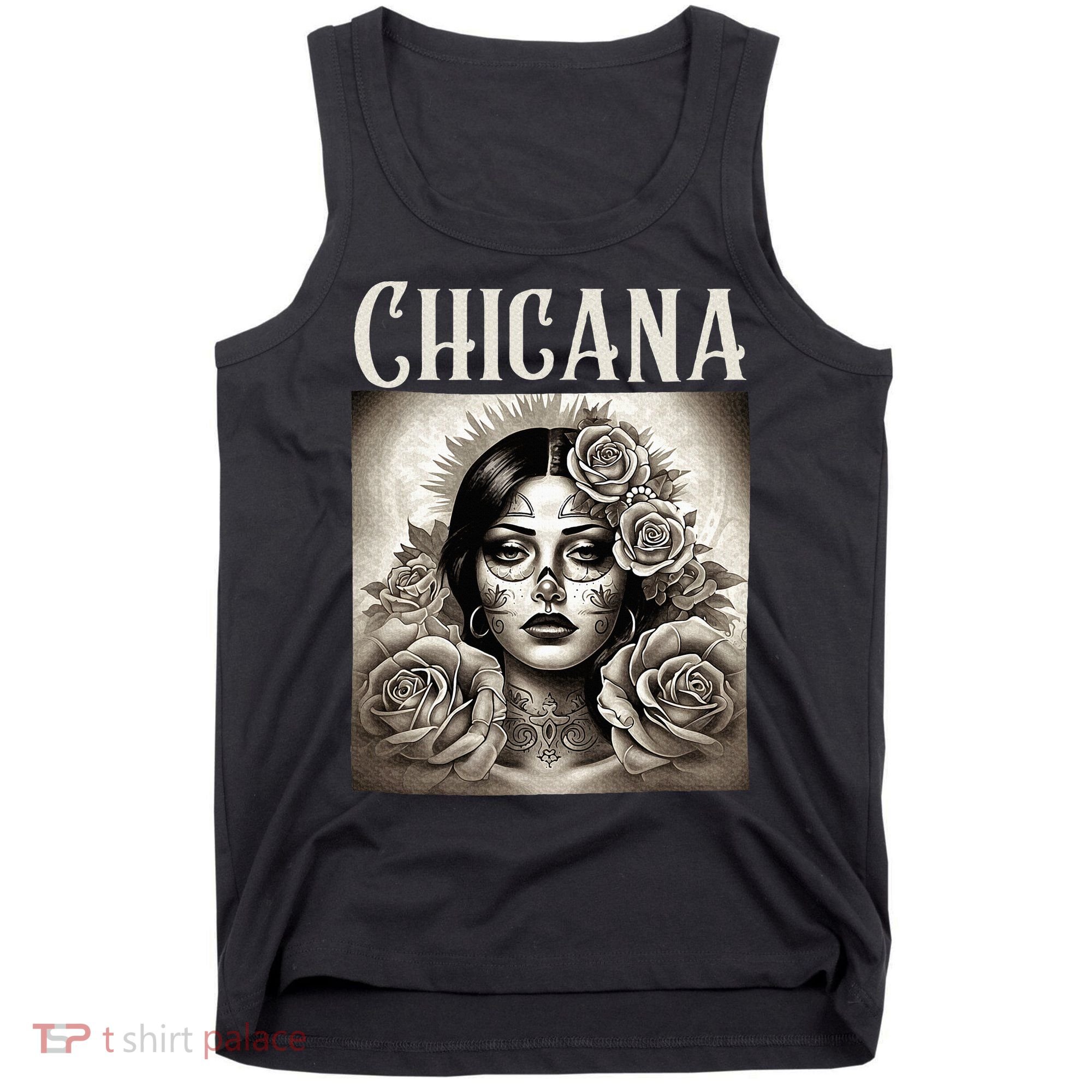 Chicana Style Lowrider Clothes Mexican American Latina Tank Top