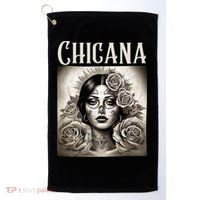 Chicana Style Lowrider Clothes Mexican American Latina Golf Towel thumb 0