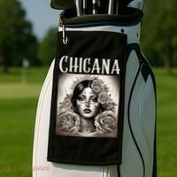 Chicana Style Lowrider Clothes Mexican American Latina Golf Towel thumb 2