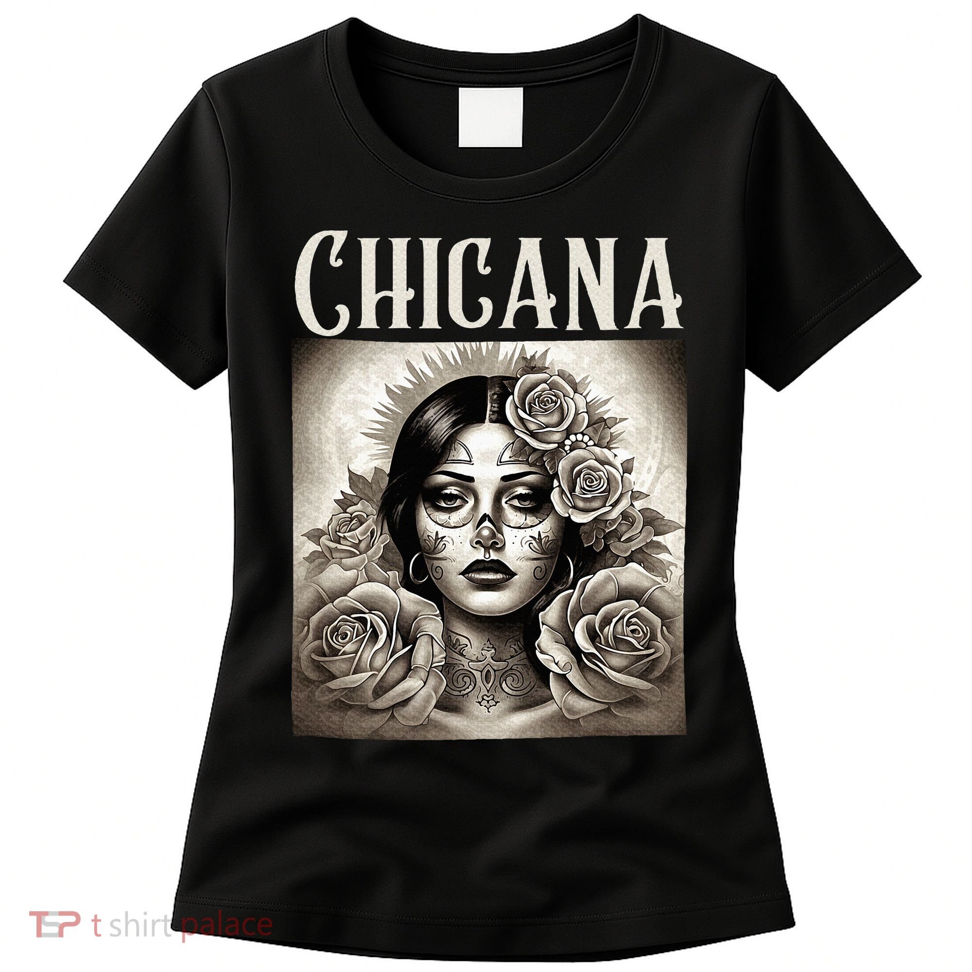 Chicana Style Lowrider Clothes Mexican American Latina Women's T-Shirt