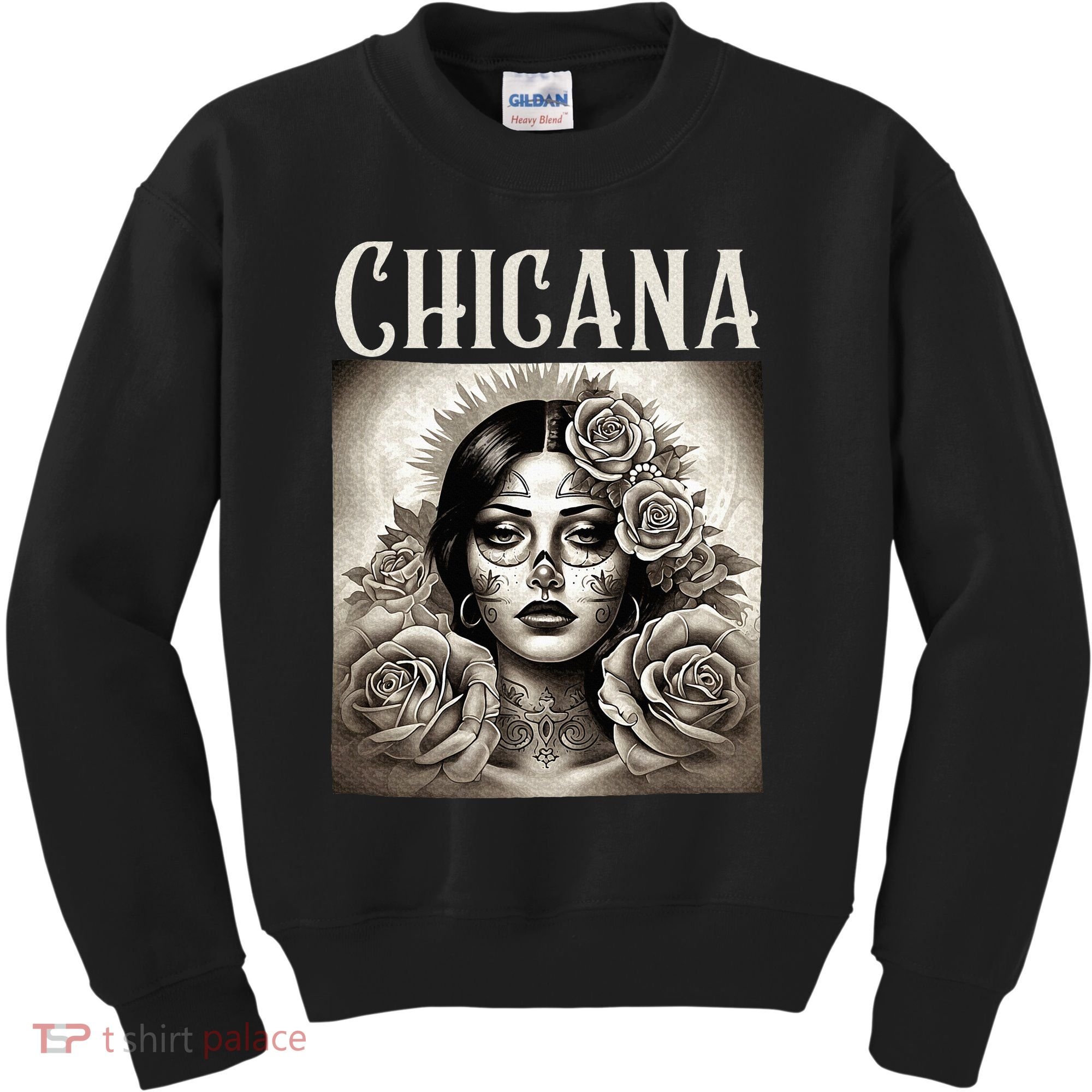 Chicana Style Lowrider Clothes Mexican American Latina Kids Sweatshirt