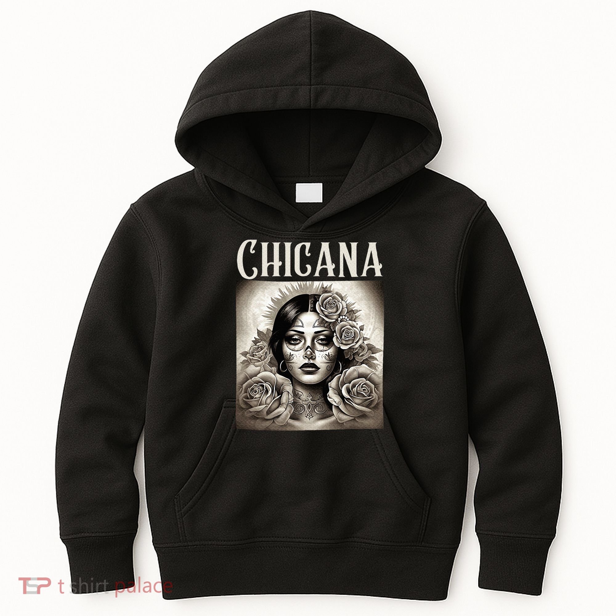 Chicana Style Lowrider Clothes Mexican American Latina Kids Hoodie