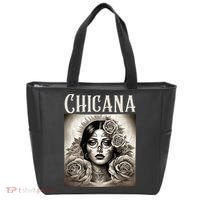 Chicana Style Lowrider Clothes Mexican American Latina Tote Bag thumb 0